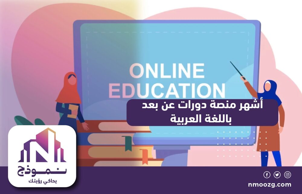 أشهر منصة دورات عن بعد باللغة العربية